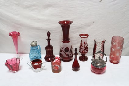 Lot of misc. art glasses