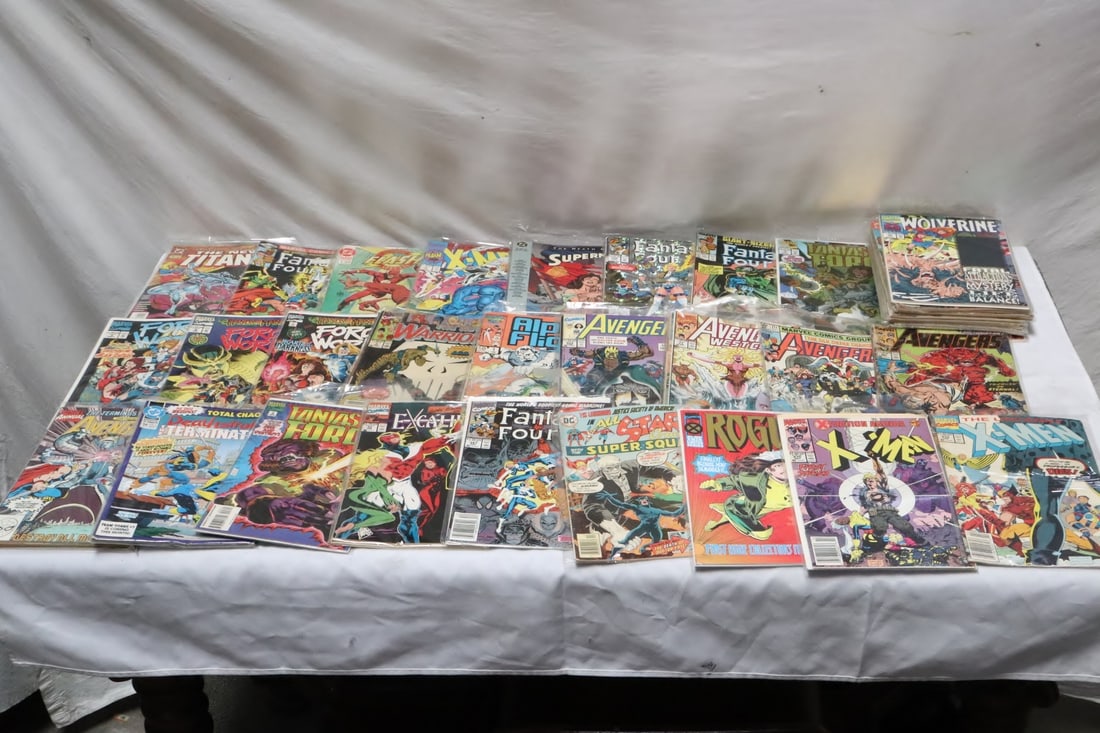 Lot of comic books most in plastic wraps: Lot of comic books most in plastic wraps