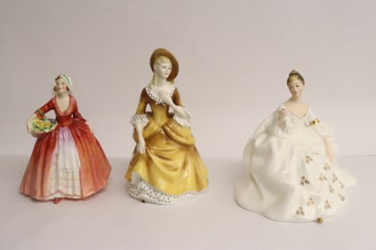 3 Royal Doulton figures