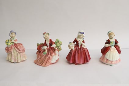 4 Royal doulton figures