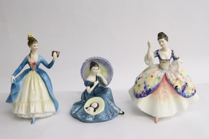 3 Royal Doulton figures