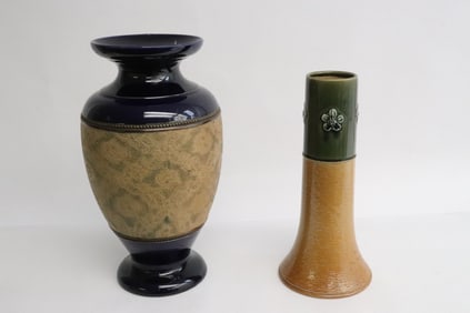 2 Royal Doulton vases