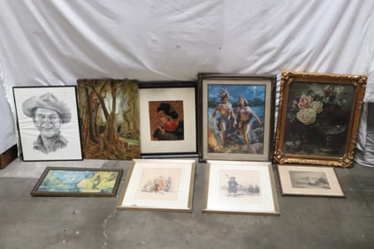 9 pieces wall art
