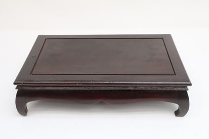 Rosewood table top platform stand