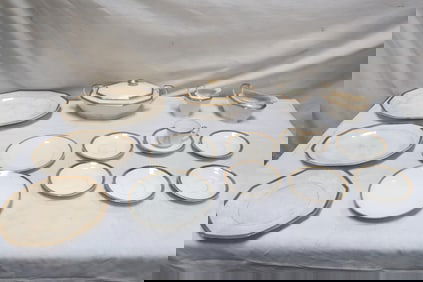 Lot of 24K rim porcelains
