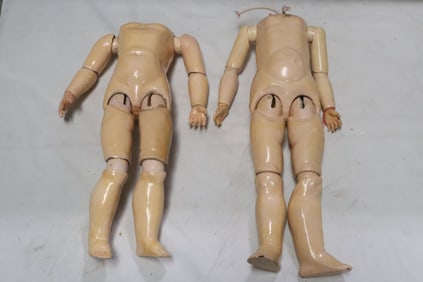 2 antique doll bodies