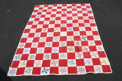 A vintage patch quilt