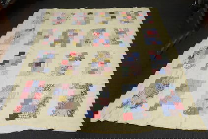 A vintage patch quilt