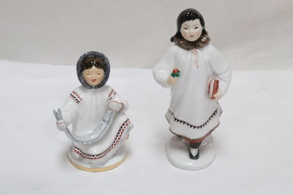 2 Russian porcelain figures