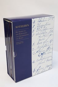 Rare set of Sotheby catalog;