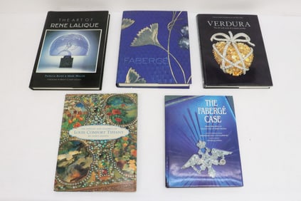 4 jewelry and art glass reference books