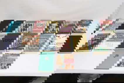 15 titles of books, various field