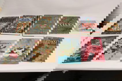 9 titles of reference books for arts, design, etc