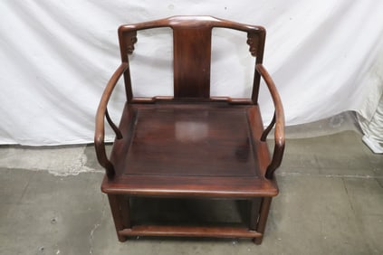 Chinese rosewood low chair