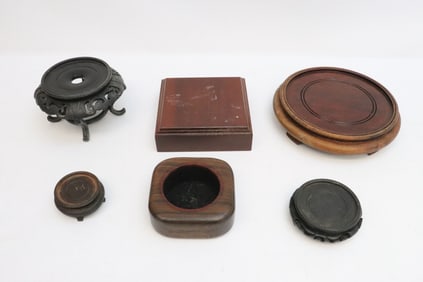 Lot of wood stands