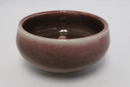 A red glazed porcelain (?)