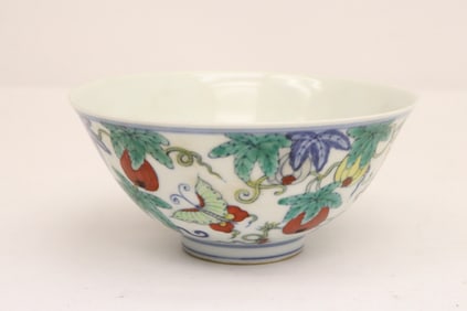 Wucai porcelain bowl