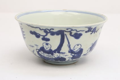 Chinese blue and white porcelain bowl