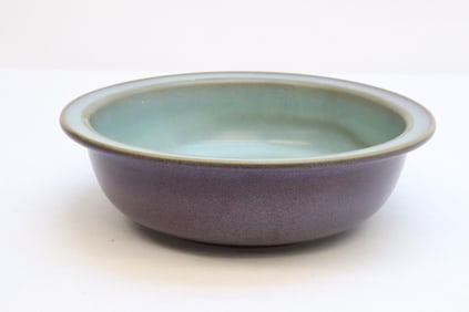 A Song style blue & purple glazed large brush wash