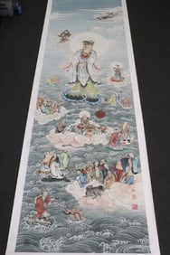 Chinese print scroll