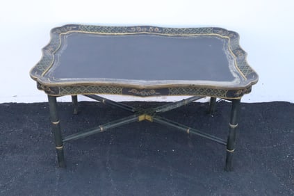 Ethan Allen chinoiserie coffee table