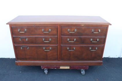 A Kimball mahogany chest of drawers
