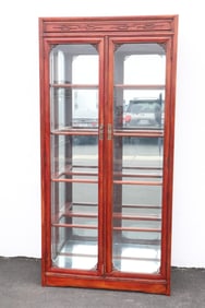 Chinese rosewood display case