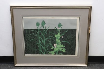 Liu Yangjiang "flowers", c1991, signed