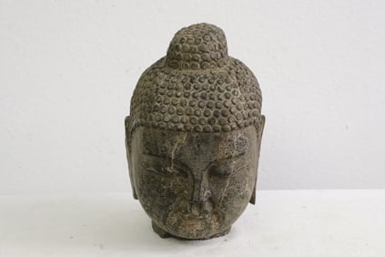 Chinese stone carved Buddha head