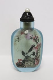 Ding Erzhong inside painted snuff bottle