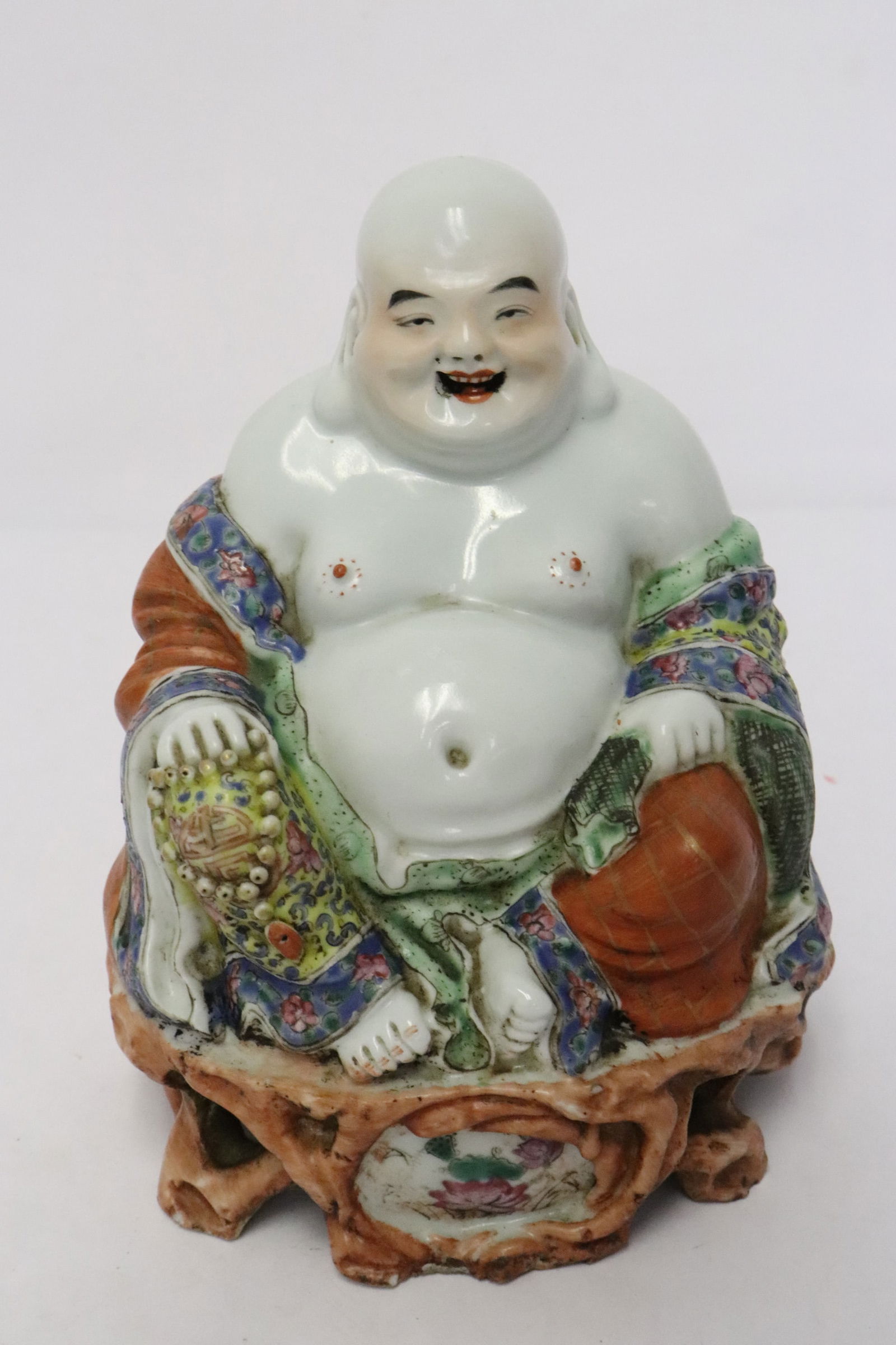 Chinese 18th/19th c. famille rose porcelain sculpture (1 of 9)