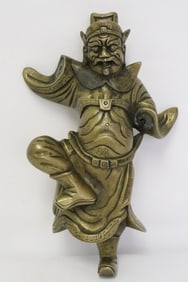 Chinese Ming bronze sculpture of deity