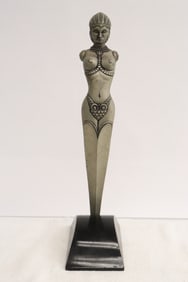 Deco style bronze figure
