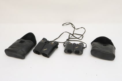 2 Nikon binoculars
