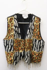 Lady's sequin vest