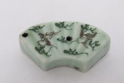 Vintage Korean light green water dripper