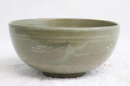 Antique Korean celadon bowl