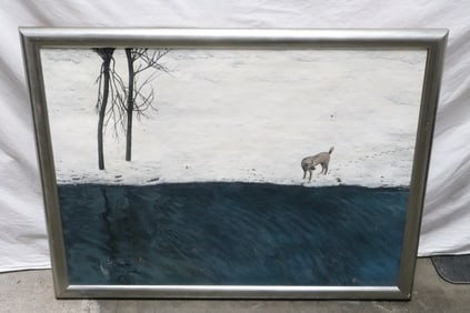 Framed o/c painting by Chang Yun Tao, dated