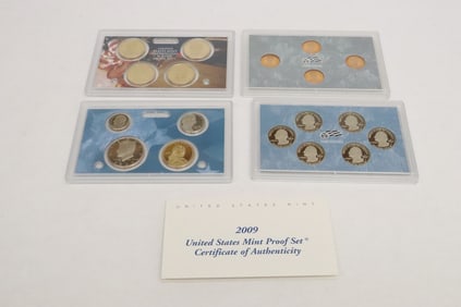 4 US 2009 proof sets