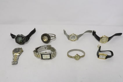 8 wrist watches