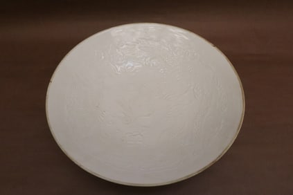 Large white porcelain bowl