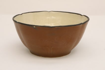 Chinese brown glazed bowl