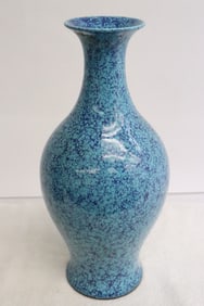 Fine Chinese blue on blue porcelain vase