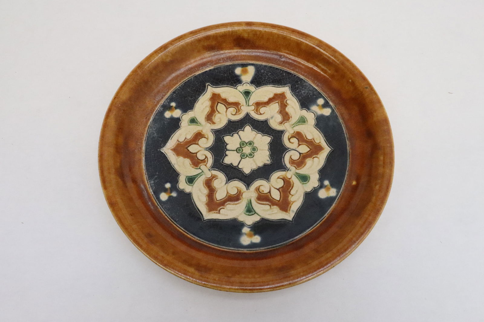 A sancai earthenware plate (1 of 7)