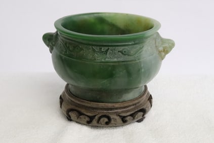 A Peking glass censer