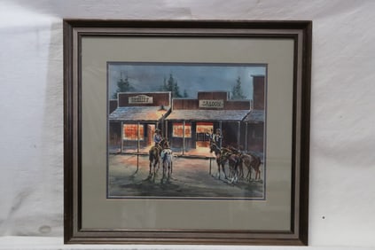 Watercolor by Sharon Sharpe