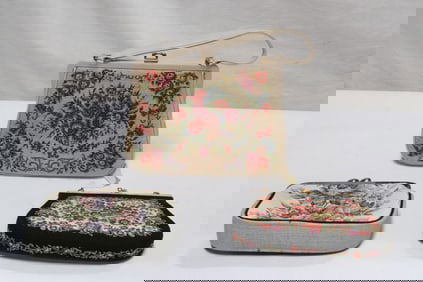3 petty point lady's bags