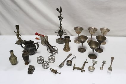 Lot of metal articles