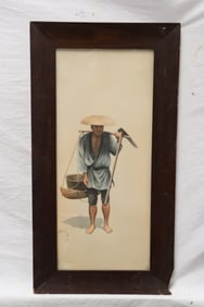 Japanese watercolor painting by S. Hodo