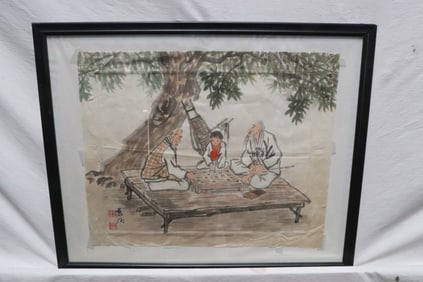 19th century Korean watercolor